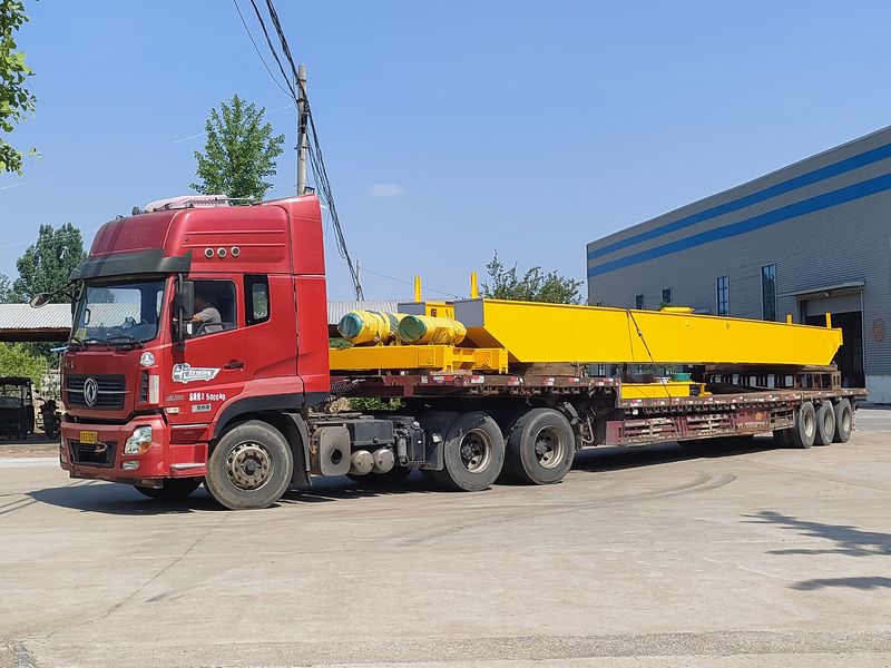 電動葫蘆橋式起重機  LH16/5t-16.4m 制作完成，發(fā)往湖南交付客戶使用。